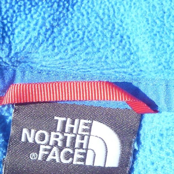 The North Face Blue Fleece Jacket Pullover Sweater XL / TG - Picture 4 of 5
